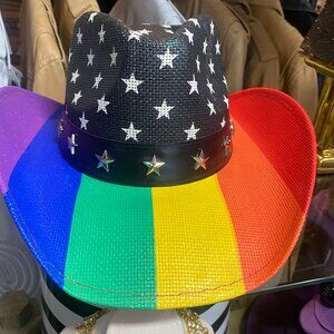 Gay Pride USA Cowboy hat